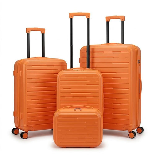 4 Piece Hard Shell Suitcase Set with TSA Lock
