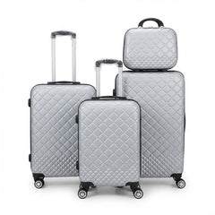 4 Piece Hard Shell Suitcase Set with TSA Lock