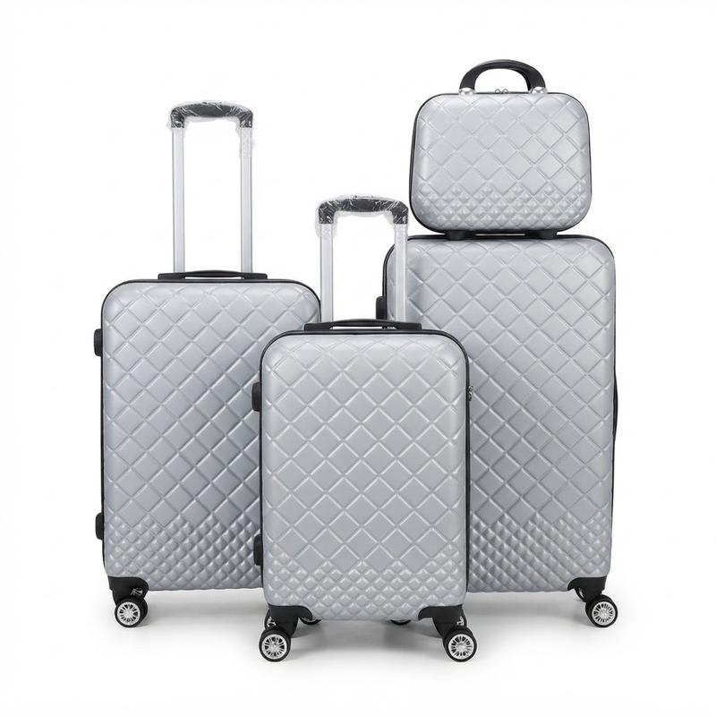 4 Piece Hard Shell Suitcase Set with TSA Lock