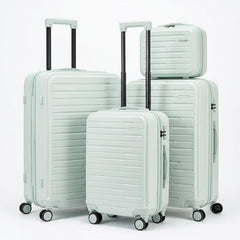 4 Piece Hard Shell Suitcase Set with TSA Lock
