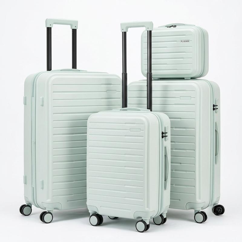 4 Piece Hard Shell Suitcase Set with TSA Lock